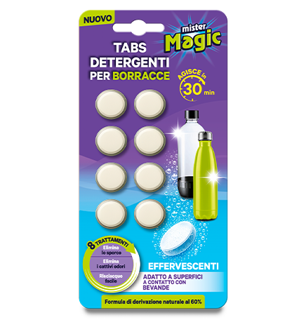 Mister Magic®: Tabs detergenti per borracce